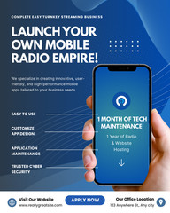 Launch Your Own Professional Internet Radio Business ! + 1 Month FREE HOSTING