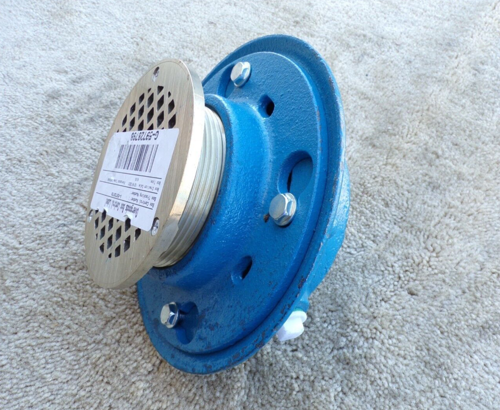 MS FD-12000 Low Profile 5″ Adjustable Floor Drain; mC