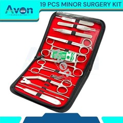 Premium 19 Pcs Minor Surgery Set Surgical Instruments Kit Stainless Steel