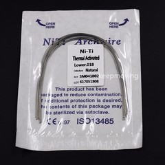10 Pcs Dental Ortho Niti Thermal Activated Round Natural Arch Wire Form All U/L