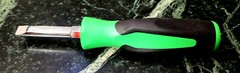 New Snap-on ™ Large Marine Aircraft Flat Slot Plug Screwdriver GREEN Hard Handle