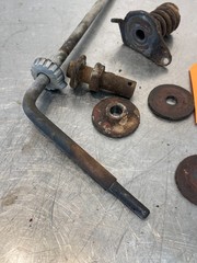 1980 International IH 484 Tractor Throttle Lever & Hardware