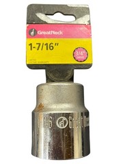 GREATNECK SO716 1-7/16″x 3/4″ DRIVE 12PT SOCKET (A-JEM) (PPJ061381)