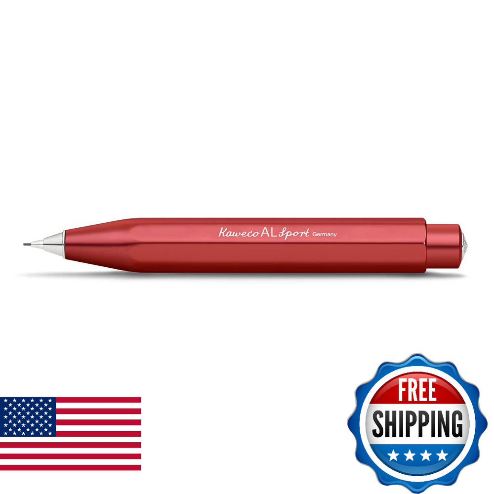 Kaweco Al Sport Mechanical Pencil Deep Red Hb I Exclusive Mechanical Pencil 0.7