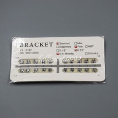 20 Pcs/Set Dental Orthodontic Standard Roth 0.22”Slot 345 Brackets Braces Metal