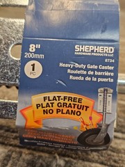 Shepherd Hardware 8734: 8-Inch Zero Maintenance Flat Free Heavy Duty Gate Caster