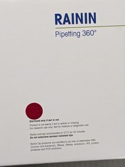 Rainin RT LTS 2000µL Sterilized Pipette 480 Tips/8 Racks 30389238 (Made on 8/25)
