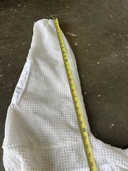 3 Layer Ultra Ventilated bee beekeeping Suit Astronaut Veil w/ Goat Skin Gloves