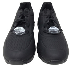 Skechers Men’s Work Relaxed Fit Uno SR Sutal Lace Up Shoes Black Size:10.5 102D