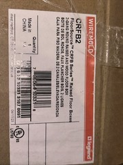 Legrand Wire mold raised floor boxes