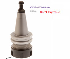 5-Pack ISO30 ER32-50 Tool Holder Balanced 30,000 RPMS- Get 5 For The Price of 4