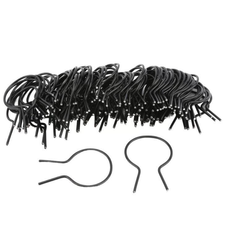EZ Twist 2 1/2″ (2 3/8″ OD) x 8 Gauge Preformed Steel Fence Ties (Pack of 100)