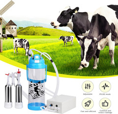 Milking Machine for Cow Electric Milker 3L Portable Pulsation Vacuum Pump Automa