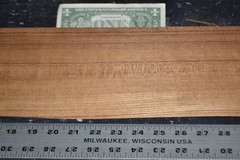 Teak Raw Wood Veneer Sheet 6 x 49 inches 1/42nd 35137-48