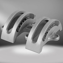 2PCS 14″ Bandsaw Trunnions Kit with Degree Scale For Most 14inch Wood Band Saws
