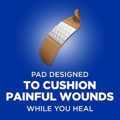 BAND-AID Brand Flexible Fabric Adhesive 100 Count (Pack of 2), All One Size