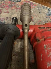 Hilti TE72 Heavy Duty 7.5A Rotary Hammer Drill W/Hilti 2″ Core Bit