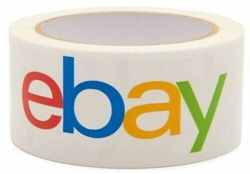 24 Rolls 2″ x 75 yds Official eBay Branded Packaging Packing Package Carton Tape