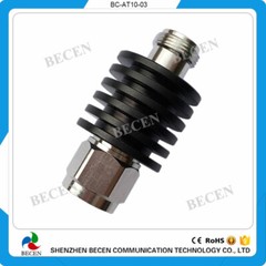 10W N 1dB rf Attenuator Plug male to Jack female 10Watt DC-3Ghz Fixed Attenuator