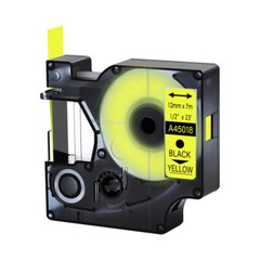 20Pack 45018 Black Yellow Label Tape for DYMO D1 LabelPoint 100 150 200 250 300