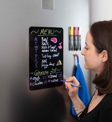 12×8 Inch Frameless Magnetic Dry Erase Board – Perfect for Students & Parents
