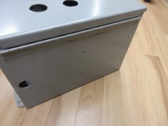Hoffman A12108CH Junction Box 6x 30mm Push Button Holes