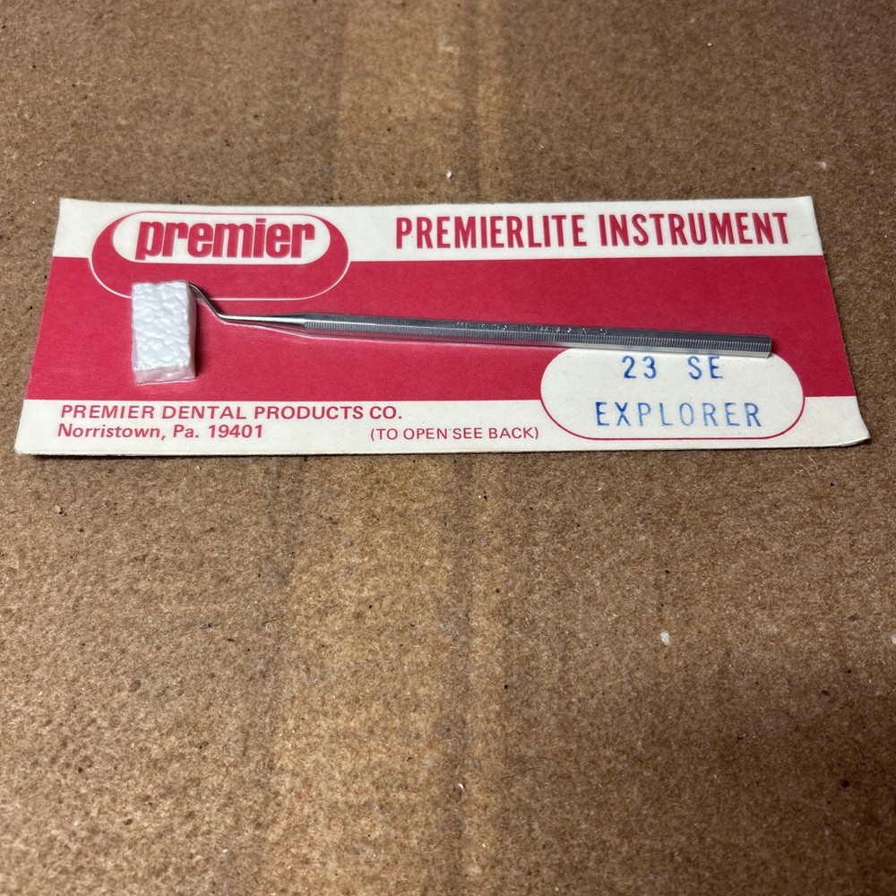 Vintage 23 SE Explorer USA Stainless Steel Instruments By Premier Premierlite