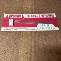 Vintage 23 SE Explorer USA Stainless Steel Instruments By Premier Premierlite