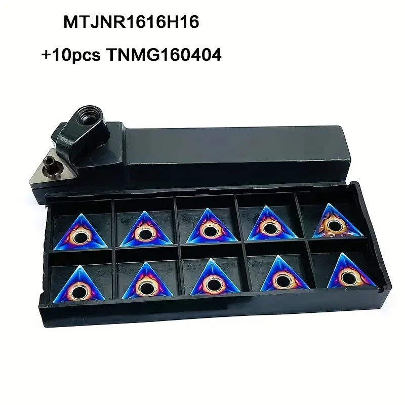 New Holder + TNMG331 TNMG160404 Carbide Inserts MTJNR1616H16 Lathe Turning Tool
