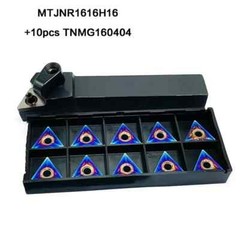 New Holder + TNMG331 TNMG160404 Carbide Inserts MTJNR1616H16 Lathe Turning Tool