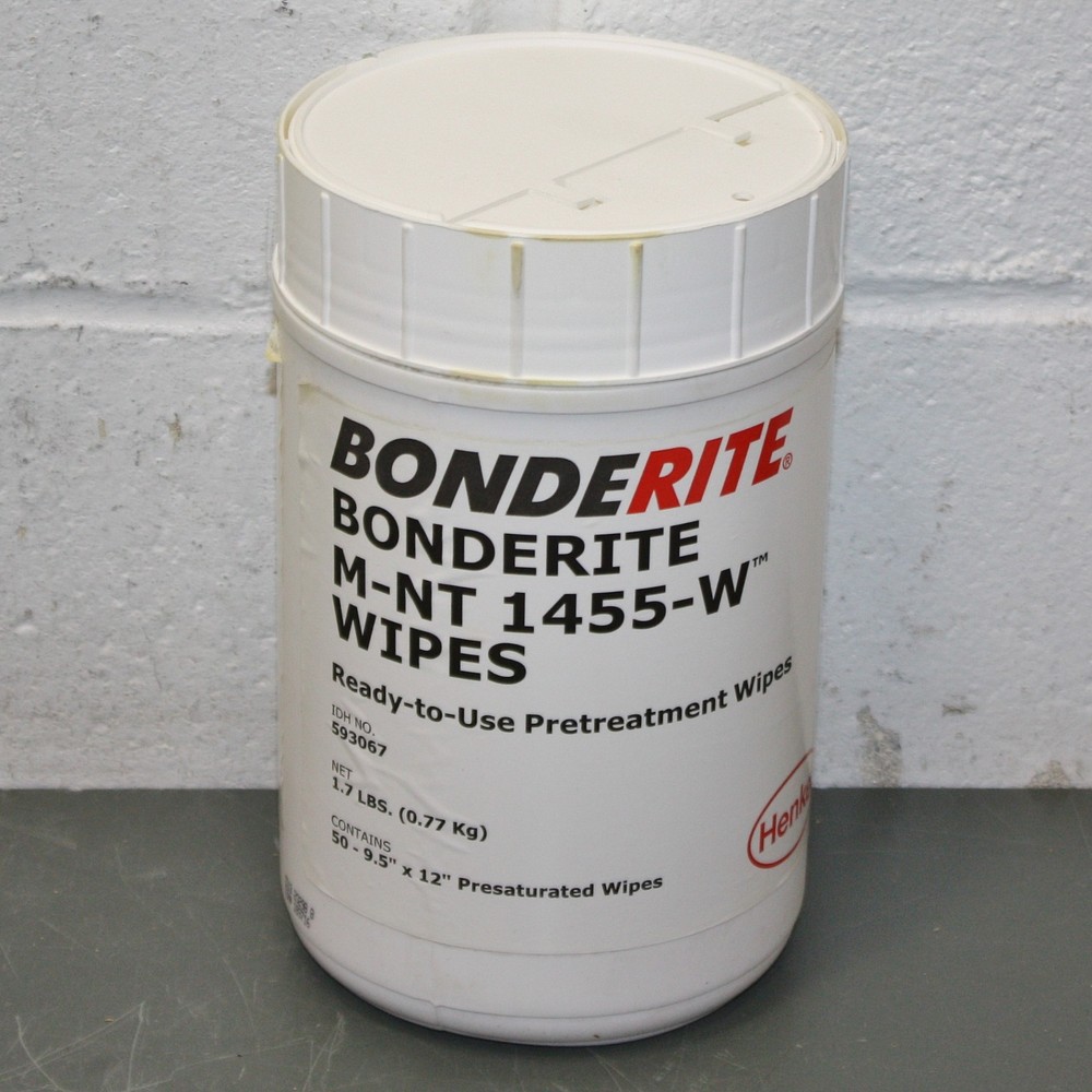 (50) Loctite Bondrite M-NT 1455-W Pretreat Wipes 593067, Metal Surface Prep