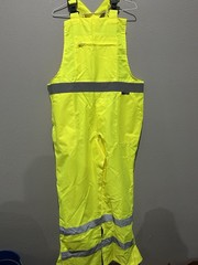 Majestic Clothing Extra Large, XL HIGH VISIBILTY YELLOW BIB OVERALL 75-2353