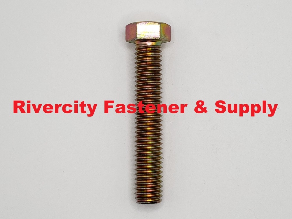 7/16-14×2-1/2 Tap Bolts Grade 8 Screws 7/16x14x2-1/2 Full Thread 7/16x14x2.5