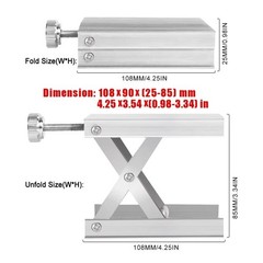 Lab Jack Stand Platform Adjustable Scissor Lifting Jack Platform Easy To Use