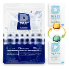 5 gram [50 Pack] Food Safe Orange Indicating Silica Gel Packets – Rechargeable