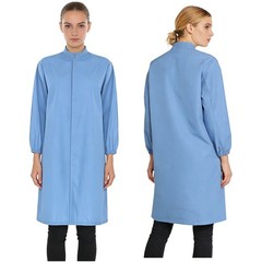 Women Jacket Workwear Coat Hip-Length Shirts Casual Laboratory Laboratory Tops