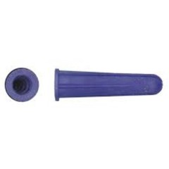 10-12 X 1″ BLUE CONICAL PLASTIC WALL ANCHORS, 2500pcs, Made in USA