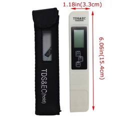 Portable TDS Meter Digital Tester Water Conductivity Temperature Test Pen