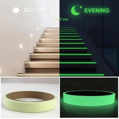 0.5 Inch x 40Ft Glow In The Dark Tape Marking Stickers for Stairs Walls Steps