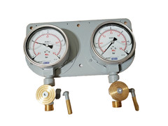 WIKA EN 837-1 / EN8371 Pressure Dual Gauge 0-0.3 MPa 0-3 Bar, 0-0.6 MPa 0-6 Bar