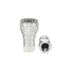 3/4″ ISO 7241-B Quick Disconnect Hydraulic Couplers Set – 3/4″ NPT Thread