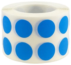 Circle Dot Stickers | 0.5″ Inch Round | 1,000 Pack | Pick One Color
