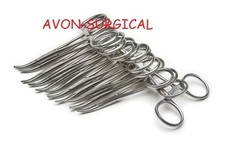 Pack of 12 O.R GRADE MOSQUITO HEMOSTAT LOCKING FORCEP 5″ CURVED SERRATED TP