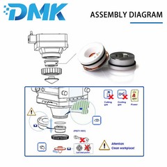 Laser Ceramic Holder Ring Original 28mm 32mm Ceramic Nozzle Holder for Raytools
