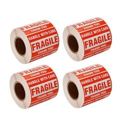 10000 2″x3″ Fragile Stickers Handle with Care Fragile Labels 500/Roll – 20 Rolls