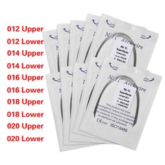 10pack Dental Ortho Arch Wire Super Elastic Niti/SS Round Rectangular Ovoid Form
