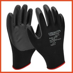 Safety Work Gloves Latex, Nitrile, PU, Coated Gardening builders Grip – 12 Pairs