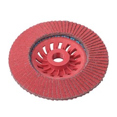 10 PCS 4-1/2″ x 7/8″ 80 Grits Type 29 Ceramic Grain Flap Sanding Discs