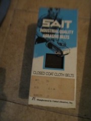 LOT SAIT INDUSTYRIAL ABRASIVE BELT SANDER GRIT 150 4 X 24 CLOSED COAT CLOTH