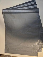 Gray polymailer shipping envelopes self sealing bags 12.5 x 16, 15 x 19 Great $$